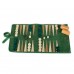 Backgammon green rollable 
