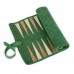 Backgammon green rollable 
