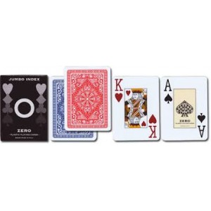 Plastic playing cards double decks "Zero"