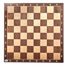Chessboard in walnut and sycomore 