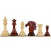 Boxwood and ebony handmade chess pieces 
